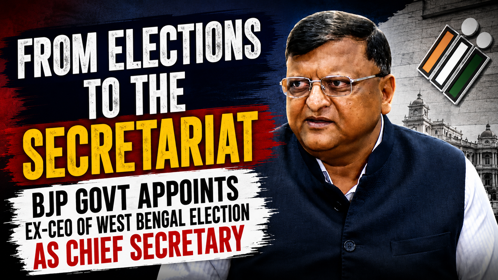 Manoj Aggarwal’s Appointment as Bengal Chief Secretary Sparks Fresh Political Storm