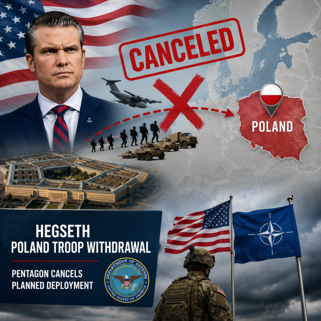 Hegseth Poland Troop Withdrawal: Pentagon Cancels Poland Deployment Amid NATO Concerns