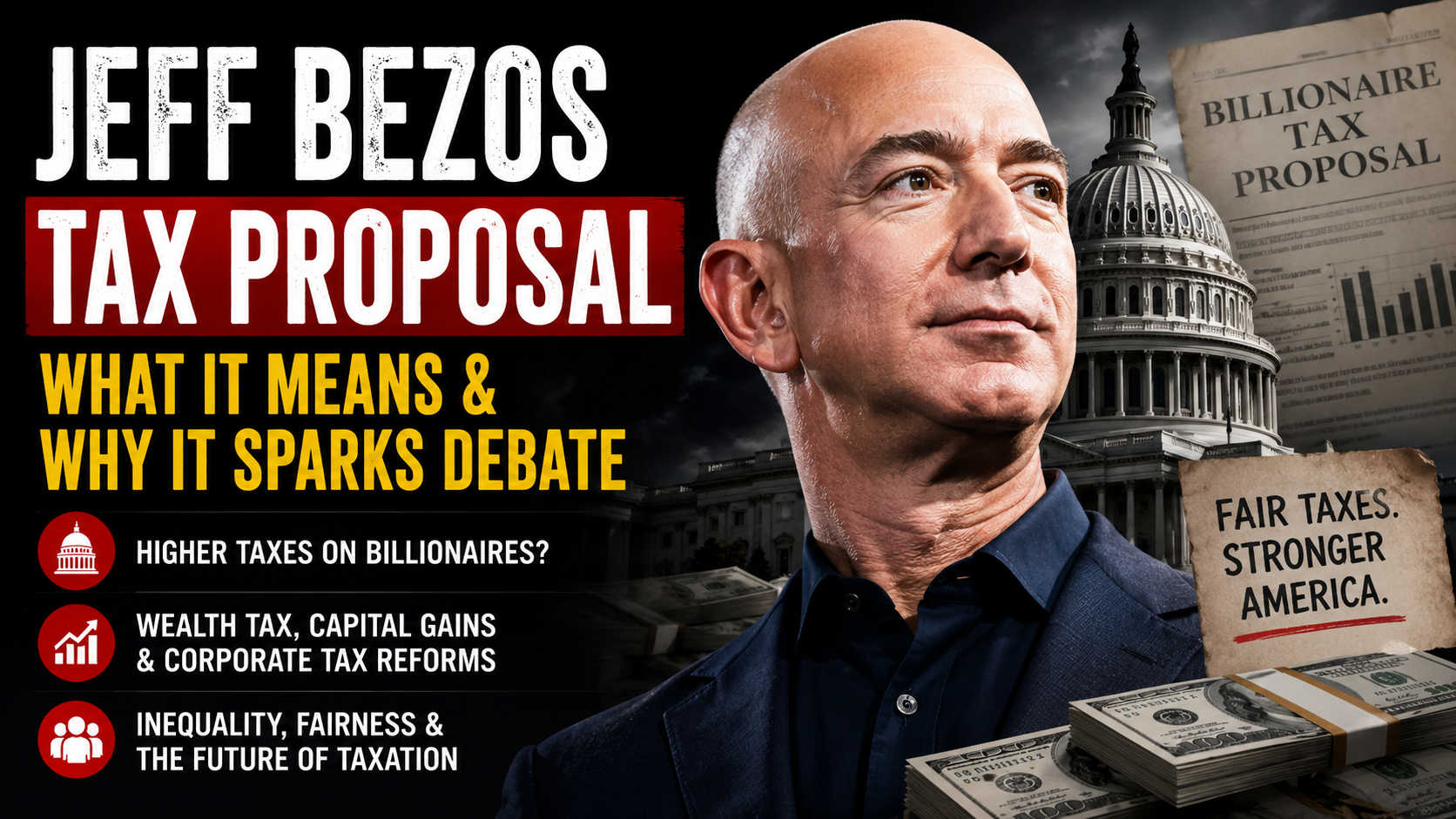 Jeff Bezos Tax Proposal: What It Means and Why It Is Sparking Debate